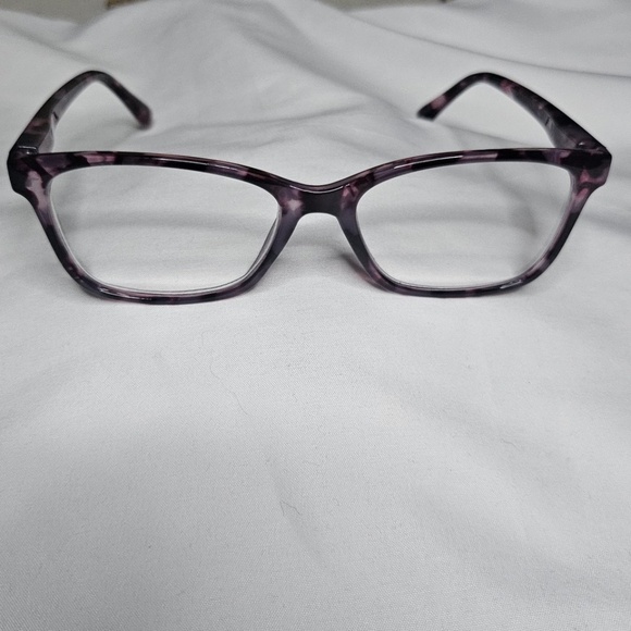 New EV1 Ellen DeGeneres Maise Purple Tortoise +1.75 Readers Reading Glasses Case - Picture 5 of 16
